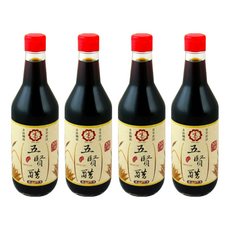 高印 五賢陳醋, 520ml, 4瓶