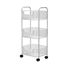 FAmILyLIFE 生活 U型加高防摔置物架 3層款 A-222 37.5 x 29.5 x 81cm 2337g, 透明