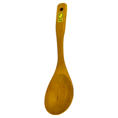 上龍 雅楓原木大菜匙 - 南洋高級實木, SGS國際認證, 堅硬耐用, 1支, 原木