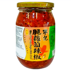 寧記 脆蘿蔔辣椒, 450g, 1罐