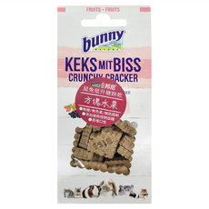 bunny NATURE 德國邦尼 鼠兔低升糖餅乾-方塊水果 無糖/無色素/無防腐劑, 50g, 1包