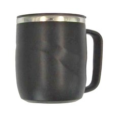 SSGP 三四鋼 餐具廚房用品 304不銹鋼馬克杯, 黑色, 400ml, 207g, 1個