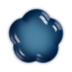 LE CREUSET 花型盤 水手藍 陶瓷餐盤 精緻餐具, 19.5 x 19.5 x 4.2cm, 1個