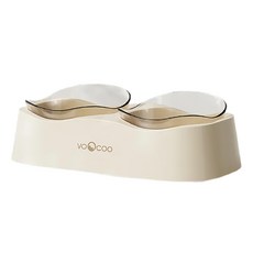 VOOCOO 蔚刻 寵物波浪雙碗 Set, 分離式結構設計 拆洗更方便, 1組