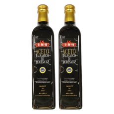 CASTELLO 卡司特 6星級義大利葡萄醋, 500ml, 2瓶