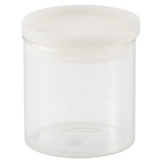 MUJI 無印良品 耐熱玻璃圓形保存容器 直徑9.5 x 11cm, 500ml, 1個