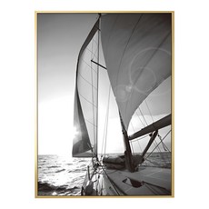 航行畫作, 金色框