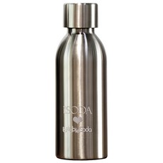 iSODA 愛蘇打 氣泡水機專用不鏽鋼水瓶 IS-168S 304不鏽鋼 Φ7.4*21.5cm 耐熱溫度0°C~100°C, 銀色, 500ml, 1個