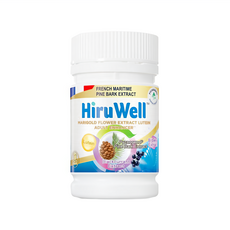 HiruWell 喜能康 三合一晶亮賦活膠囊, 含法國松樹皮菁萃, 金盞花萃取物(含游離型葉黃素), 黑醋栗, 山桑子萃取物, 30顆, 1罐