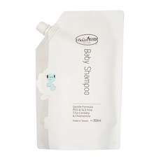 Baan 貝恩 嬰兒洗髮精補充包 溫和配方 不含PEG和SLS, 350ml, 1包