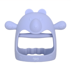 tgm 白金矽膠手套型固齒器, 泰迪熊 藍色, 1個