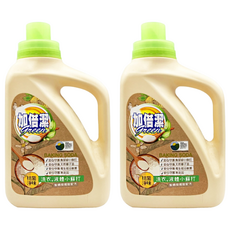 加倍潔 制菌消臭酵素小蘇打洗衣乳 提升制菌力瓦解髒污 強力消除異味, 2.4kg, 2瓶