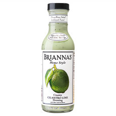 BRIANNAS 美國 香菜萊姆沙拉醬, 355ml, 1瓶