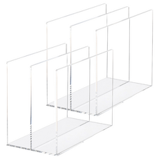 SHIMOYAMA 透明壓克力置物分隔架 2個, 單一顏色, 2層