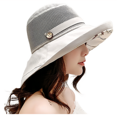 KissDiamond 小清新透氣雙層遮陽帽 KDH-9608 F