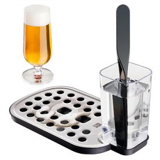 vacu vin 啤酒泡沫刮刀組，304不鏽鋼材質，3件套裝, 1組, VVWB30_B