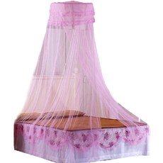 JAR嚴選 免安裝公主風圓頂防蚊帳 - 粉色, 均碼