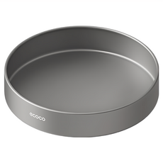 ecoco 意可可 太空鋁旋轉盤 小, 槍灰色, 1個