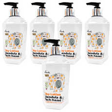 Hallmark 怪獸派對 金盞花燕麥 自然之萃 全面修護乳 - 蜂蜜杏桃 嬰兒/敏感肌膚適用, 600ml, 5瓶