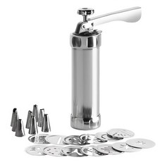 ibili Sweet 八花嘴 + 餅乾擠花槍組 總長 21 cm, 1組