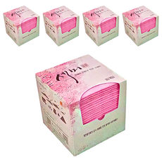 Sami 拋棄式洗碗布, 250mm x 300mm, 粉色, 30片, 5盒