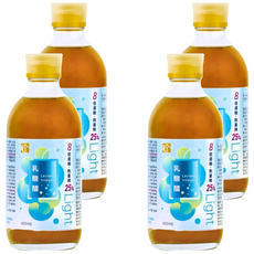 百家珍 Light果醋 乳酸醋 方便攜帶, 400ml, 4瓶
