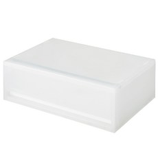 MUJI 無印良品 PP資料盒 橫式 淺型, 透明色, 1個