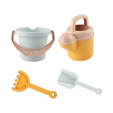 LUV 夏日野餐沙灘組 Set 4件, 玩具套組, 塑膠 (麥桿纖維PP), 1組, 700g