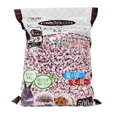 Clean Moff 小動物專用紙床，粉色，500g，倉鼠/黃金鼠/刺蝟適用, 1包