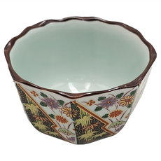 佐和陶瓷 八角缽 150mL容量, 1個, 有田竹菊