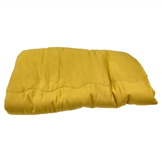 涼被 柔軟羽絲棉 舒適 水洗不易掉色, 芥末黃