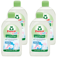 Frosch 德國小綠蛙 嬰兒餐具洗滌液 500ml, 有效去除奶漬、果汁、食物殘渣, 4瓶