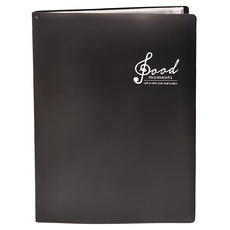 珠友文化 A4不反光資料簿20入, 尺寸23x31.1x1.8cm 聚丙烯(PP)材質, 音黑, 1個