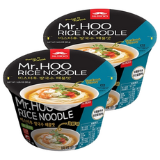 Mr.HOO 米麵線 海鮮味 92公克 米粉含量50% 韓國製造, 2入