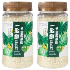 Nature Time 自然時記 一匙鮮 竹鹽蔬果粉 綠色蔬菜, 120g, 2罐