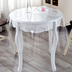LASSLEY 蕾絲妮 透明桌巾 PVC材質 厚度0.2mm 台灣製造, 180cm, 圓型, 1個