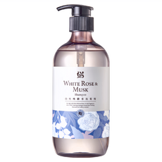 JUST HERB 香草集 洗髮精 白玫瑰麝香, 500ml, 1瓶
