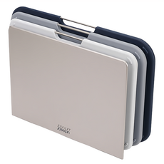 Joseph Joseph Nest系列 砧板三件組 6.5 x 35.5 x 26cm 大 灰藍色, 1組, 3個砧板 + 立架