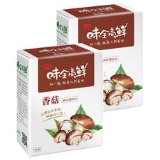 味全 高鮮香菇調味料，台灣在地香菇，無添加防腐劑，人工色素, 320g, 2盒
