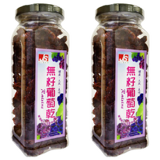 JI SUN 智珗食品 無籽葡萄乾, 340g, 2瓶