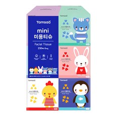Tamsaa 迷你美容巾 250張 6盒 1組