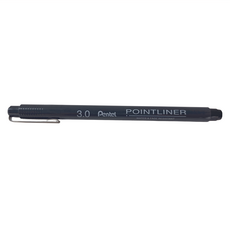 Pentel 飛龍文具 POINTLINER 代針筆 3.0mm 防水不褪色, S20P, 12支