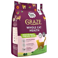 WISHBONE 香草魔法 全齡貓 無穀貓香草糧, 4.5kg, 1袋, 草原牛