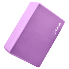 Tumaz 月熊 EVA 瑜珈磚 50D硬度 舒適支撐 安全耐用 防滑減震 穩定可靠, 23 x 15 x 7.7cm, 輕奢紫, 1個