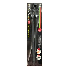 樂司廚品 矽膠料理長筷匙, 黑色, 1雙