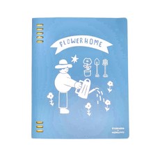 KOKUYO 國譽 8孔活頁本U罫 TYAKASHA聯名 B5, 藍色, 1本