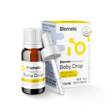 BIOMELA 益生菌嬰兒滴劑，含維他命D，每日建議攝取量100%, 8ml, 1瓶