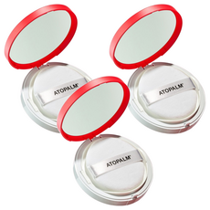 ATOPALM 愛多康 舒敏爽身粉餅 寶寶專用, 舒緩濕悶 敏感刺激, 安全溫和成分, 粉餅式外盒 方便攜帶, 23g, 3個