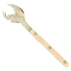 沐慕家居 304不鏽鋼餐勺 法式餐具, 奶白, 2支