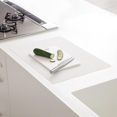 R-house家事雜舖 耐高溫料理台保護墊 - 矽膠, 白色, 1個